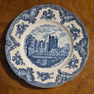 Blue and White Decorative Plate